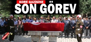 KORE GAZİSİ SON YOLCULUĞUNA UĞURLANDI
