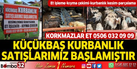 Korkmazlar Et kurbanlık satışlarına başladı