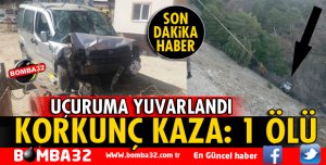 KORKUNÇ KAZA 1 ÖLÜ 2 AĞIR YARALI