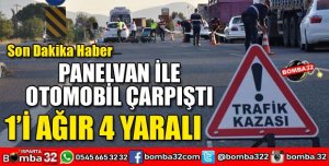 KORKUNÇ KAZA 4 YARALI VAR