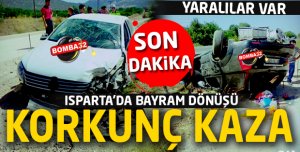 KORKUNÇ KAZA YARALILAR VAR