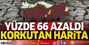 Korkutan harita: Yüzde 66 azaldı
