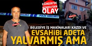 KORKUTAN OLAY EV ÇÖKTÜ VE