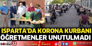 Korona kurbanı öğretmenler unutulmadı