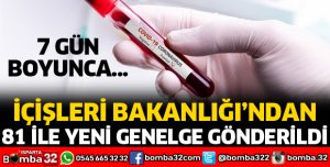 KORONAVİRÜS TEDBİRLERİ GENELGESİ