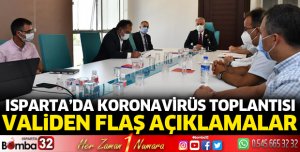 Koronavirüs Toplantısı Yapıldı