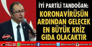 KORONAVİRÜSÜN ARDINDAN GELECEK EN BÜYÜK KRİZ GIDA OLACAKTIR