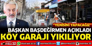 KÖY GARAJI YENİLENİYOR