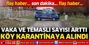 KÖY KARANTİNAYA ALINDI
