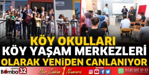 Köy Okulları, Köy Yaşam Merkezleri Olarak Yeniden Canlanıyor