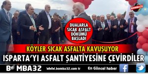 KÖY YOLLARINA SICAK ASFALT SEFERBERLİĞİ
