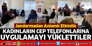 Köyde kadınların cep telefonlarına KADES'i yüklettiler