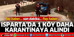 KÖYDE POZİTİF VAKALAR ÇIKINCA KARANTİNAYA ALINDI