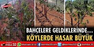 KÖYLERİ DON VURDU