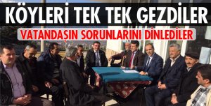 KÖYLERİ TEK TEK GEZİYOR!