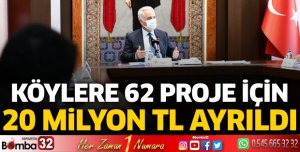 Köylerin Altyapı Hizmetleri İçin 62 Proje Yürütülüyor
