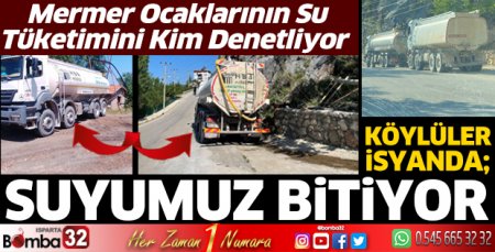 Köylüler isyanda: Suyumuz bitiyor