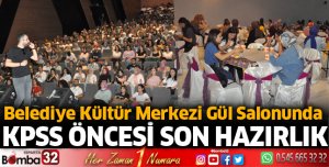 KPSS öncesi son hazırlık