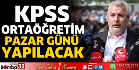 KPSS Ortaöğretim pazar günü yapılacak