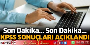 KPSS sonuçları açıklandı