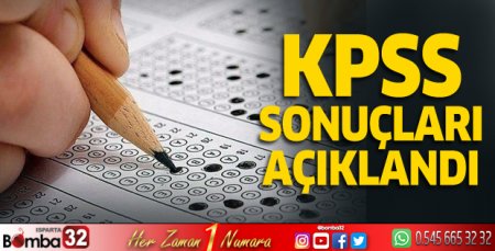 KPSS sonuçları açıklandı
