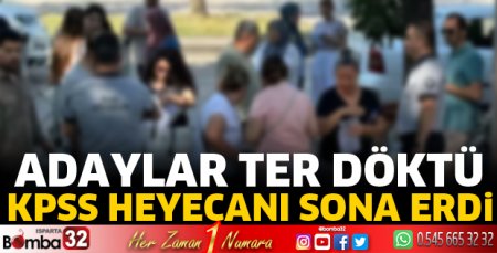 KPSS'de adaylar ter döktü