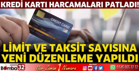 Kredi kartı harcamaları patladı! 