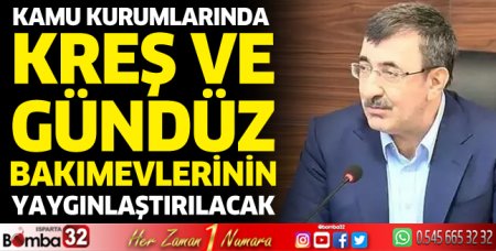 Kreş ve gündüz bakımevlerinin yaygınlaştırılacak