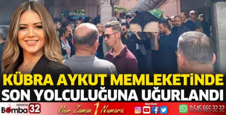 Kübra Aykut toprağa verildi