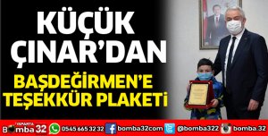 Küçük Çınar’dan, Başdeğirmen’e park teşekkürü