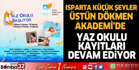 Küçük Şeyler Üstün Dökmen Akademi’de Yaz Okulu kayıtları