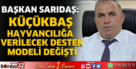 Küçükbaş hayvancılığa verilecek destek modeli değişti