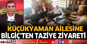 Küçükyaman ailesine taziye ziyareti