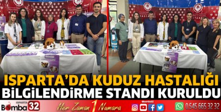 Kuduz hastalığı bilgilendirme standı kuruldu