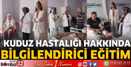 Kuduz hastalığı hakkında bilgilendirici eğitim