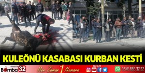 Kuleönü Kasabası Kurban Kesti