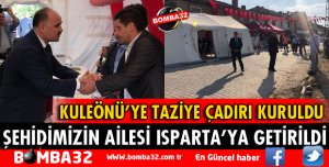 KULEÖNÜ'NDE TAZİYE ÇADIRI KURULDU