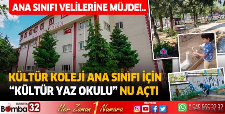 Kültür Kolejinde yaz okulu başlıyor