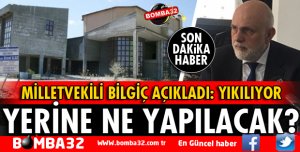 KÜLTÜR MERKEZİ YIKILIYOR YERİNE ANAOKULU YAPILACAK
