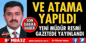 KÜLTÜR VE TURİZM MÜDÜRÜ OLDU