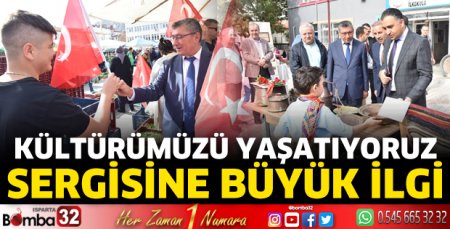 Kültürümüzü Yaşatıyoruz sergisine büyük ilgi