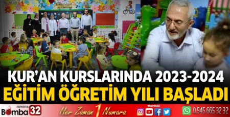 Kur’an Kurslarında 2023-2024 eğitim öğretim yılı başladı 
