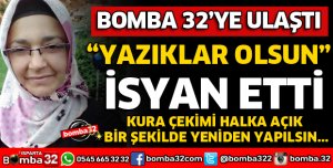 KURA ÇEKİMİNDE İÇERİYE ALINMADI İSYAN ETTİ
