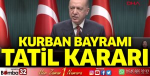 Kurban bayramı tatili kaç gün olacak?