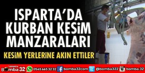 KURBAN KESİM MANZARALARI