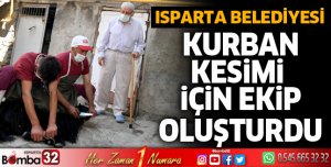 Kurban kesimi için ekip oluşturuldu