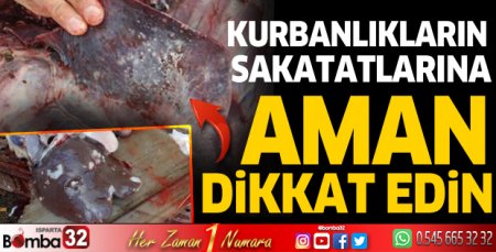 Kurbanlıkların sakatatlarında kist uyarısı