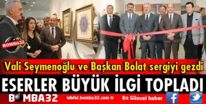 KURSİYERLERİN EL SANATLARI SERGİSİ AÇILDI