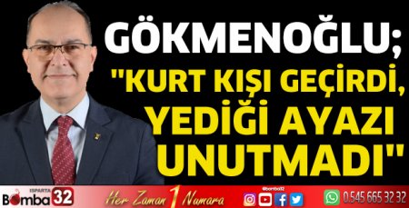 ''Kurt kışı geçirdi, yediği ayazı unutmadı''