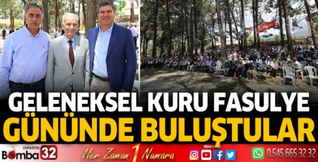 Kuru fasulye gününde buluştular